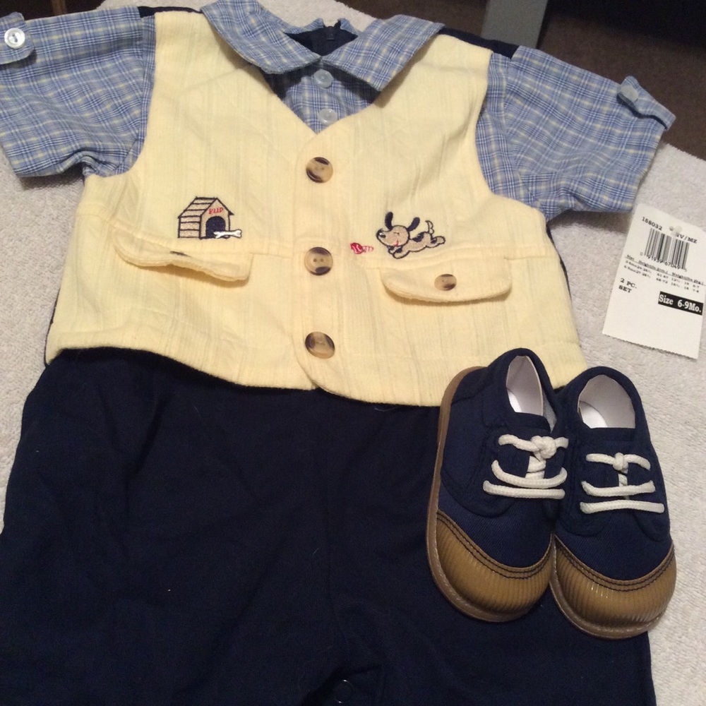NWT b.t. Kids 6/9 month boy set